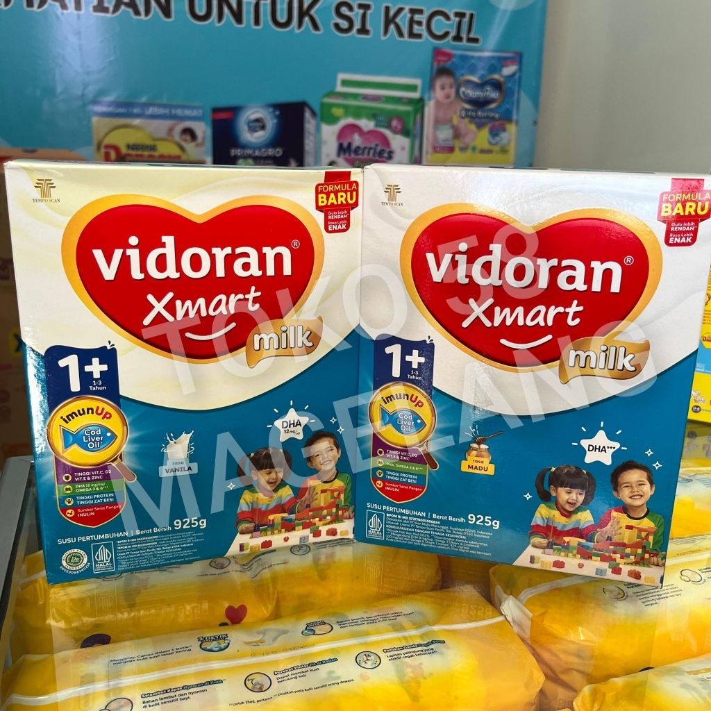 

Vidoran Xmart 1+ 925gr / Rasa Madu, Vanila / Susu Anak Vidoran Xmart 925gr
