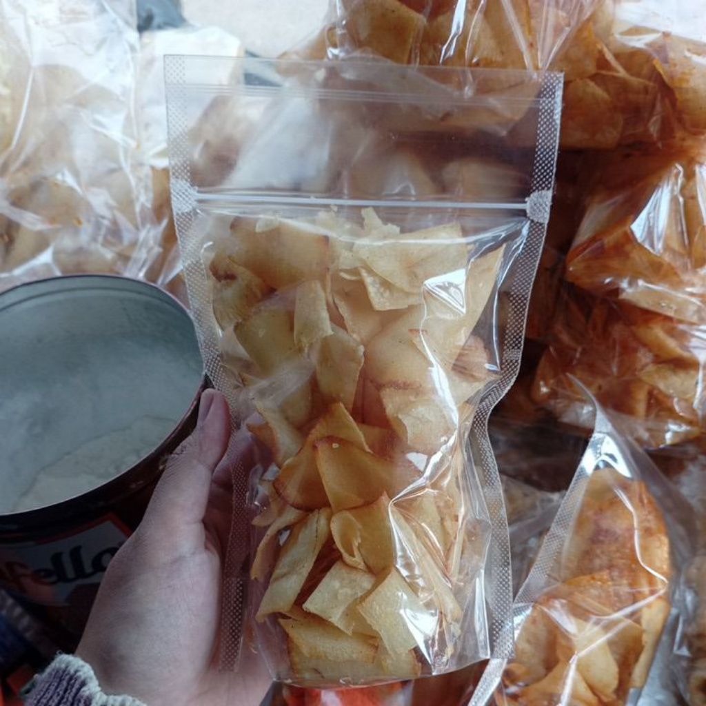 

Keripik singkong HomeMade Abud Varian rasa : Original Asin Manis Asin gurih Balado Sambal balado