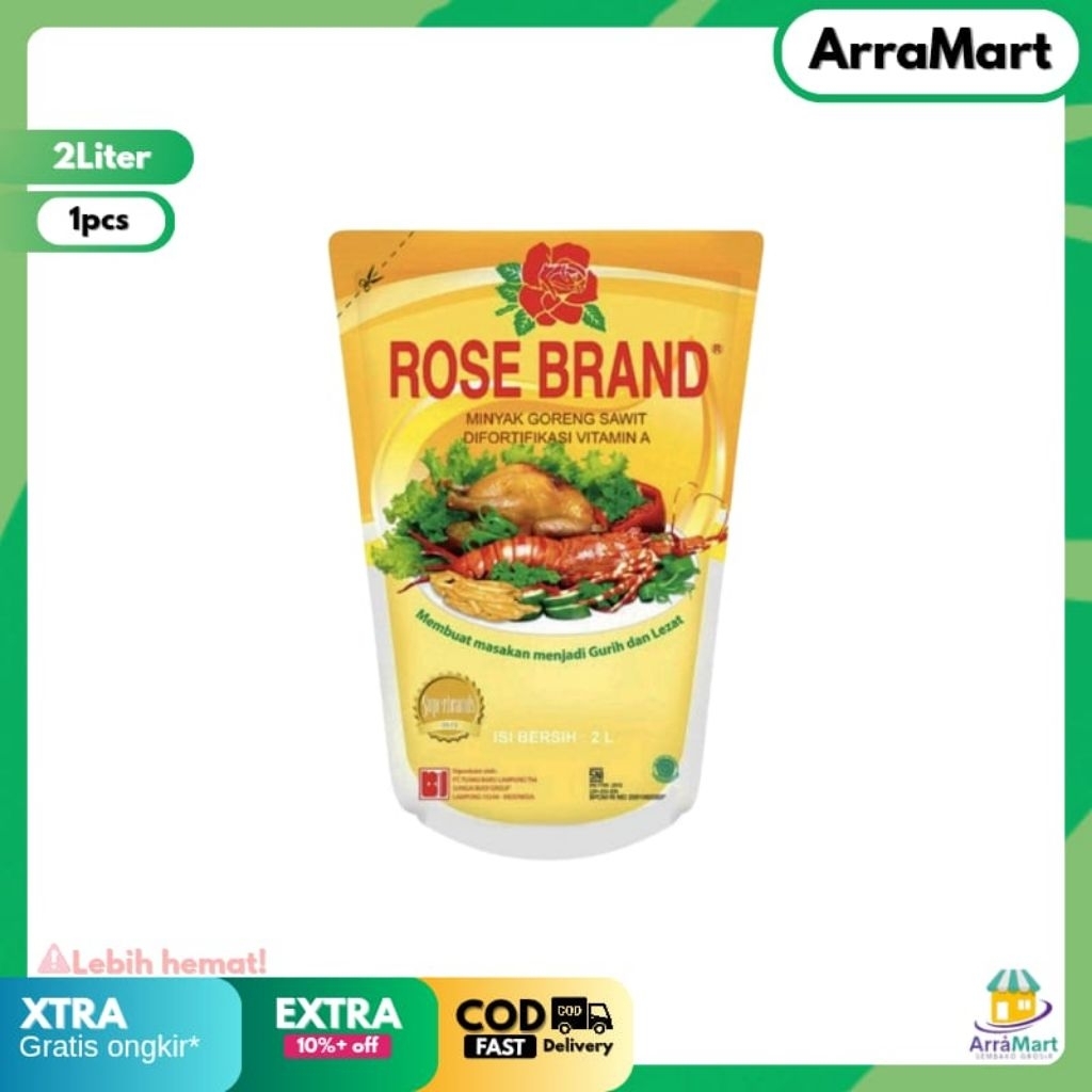 

Rose Brand Minyak Goreng Pouch 2liter
