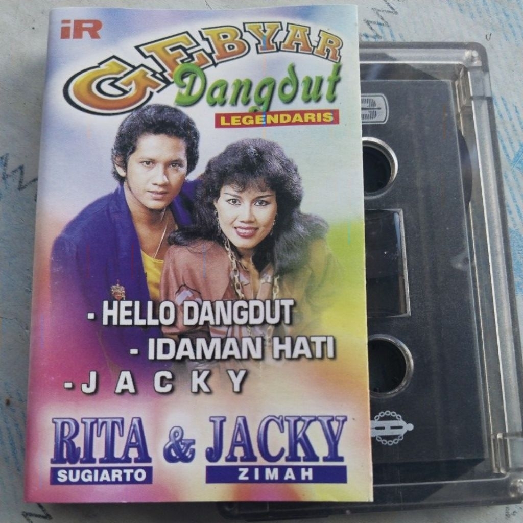 Kaset pita Gebyar Dangdut Rita Sugiarto  & Jacky Z