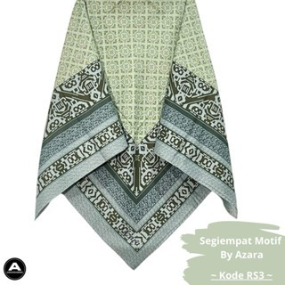 Hijab Segiempat Motif Azara Lasercut