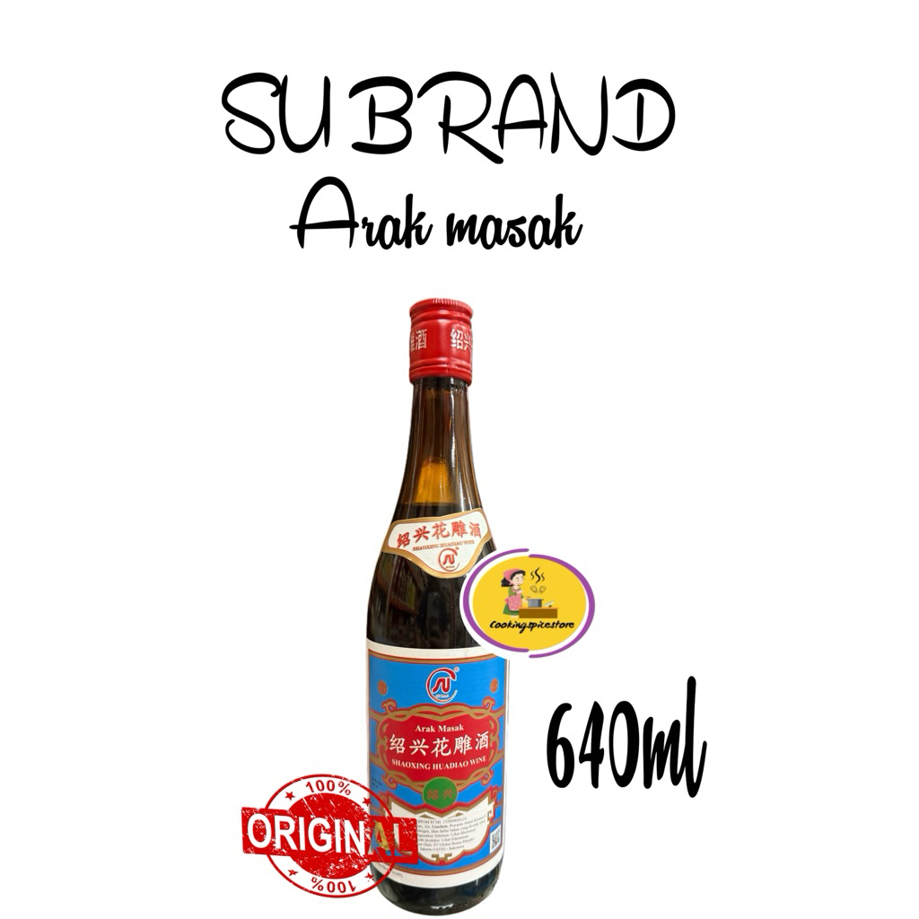 

Su Brand Arak Masak 640ml – Shaoxing Cooking Wine Original Import