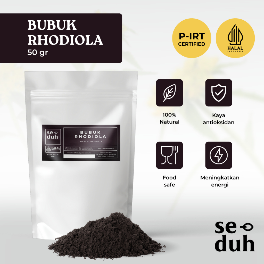 

SEDUH TEA & TISANE | Bubuk Akar Emas / Rhodiola Extract Powder / Roots Powder 50 gram