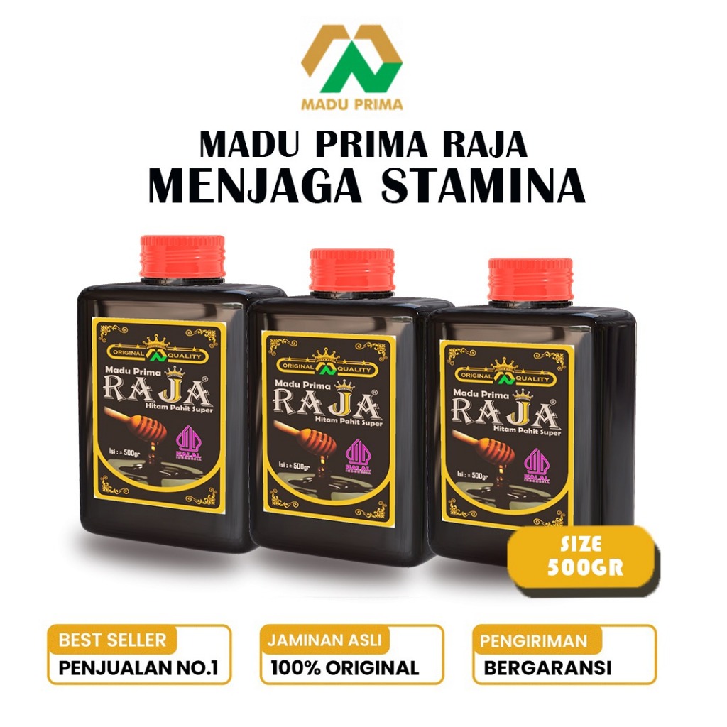 

MADU PAHIT SUPER ASLI 500GRAM X3 PRIMA RAJA ORIGINAL TANPA CAMPURAN APAPUN RAW HONEY JAGA STAMINA