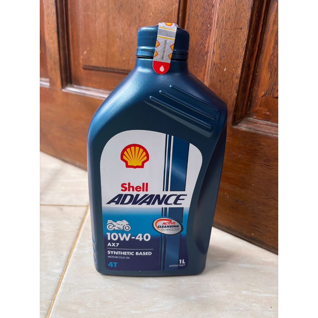 Oli Shell Advance AX7 1L 10w-40 oli motor shell ax7 1 liter