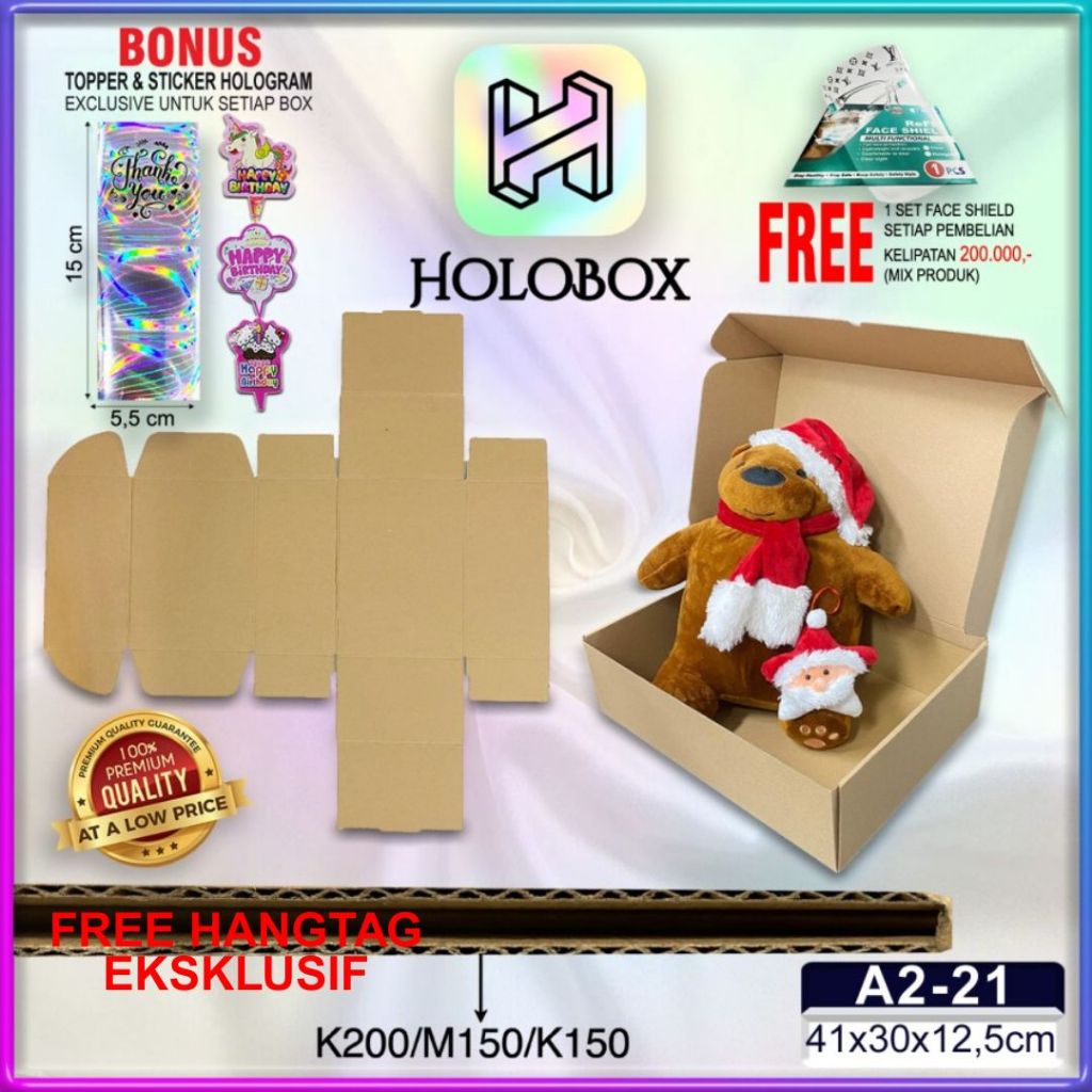 

Box Packaging Polos|Kotak Murah|Kotak Packaging|41x30x12.5|A2-21