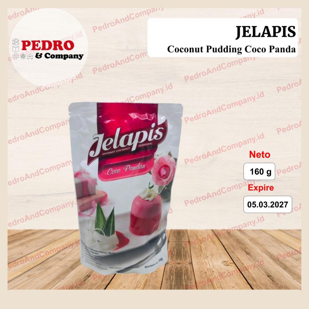 

Jelapis pudding coco pandan 160 gram - agar agar2
