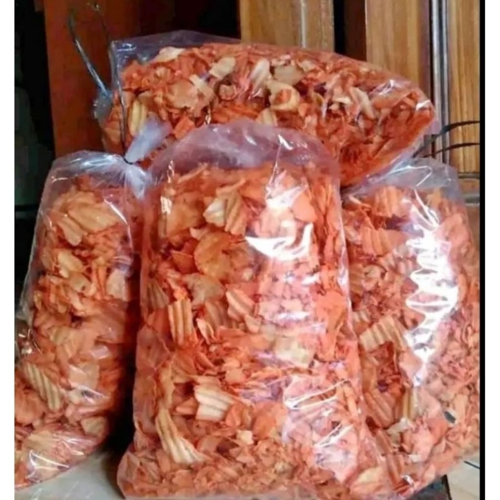 

REMAHAN GETUK / REMUKAN KERIPIK SINGKONG BALADO / KERIPIK SINGKONG BALADO 1KG (REMUKAN SATU KILO)