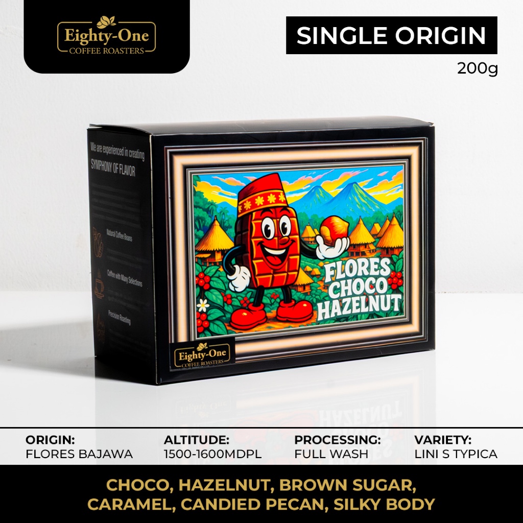

Flores Choco Hazelnut I Single Origin Arabika Flores I 200gr