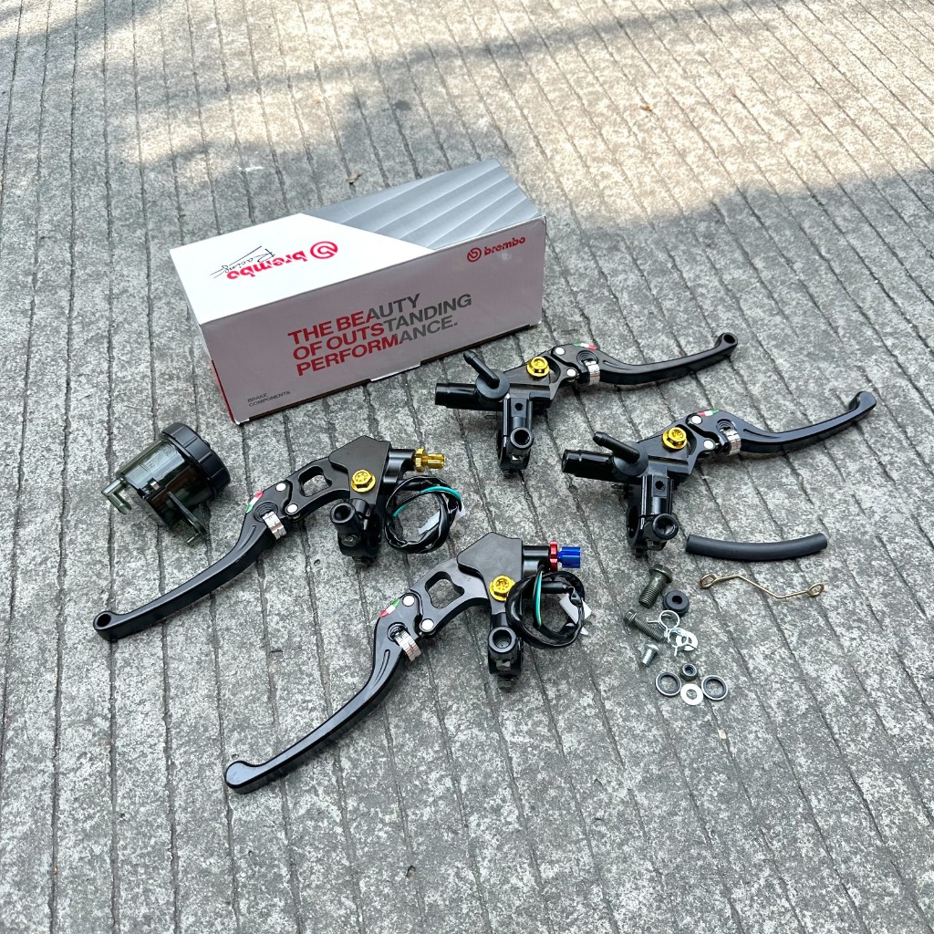 MASTER REM BREMBO NEW RCS98 TABUNG RYBEN SMOKE BESAR PLUS KOPLING KIRI HIDROLIK REM UNIVERSAL Vega R