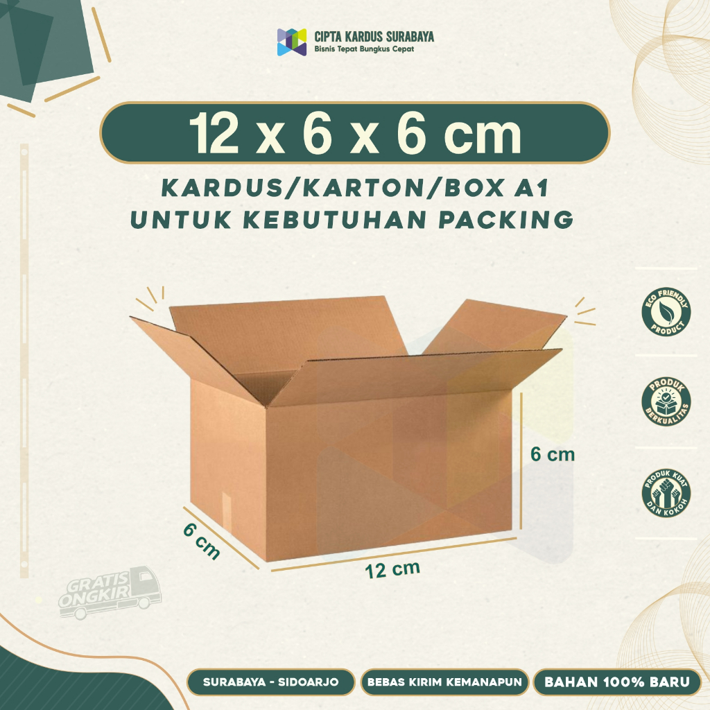 

Kardus Packing 12x6x6 | Box packing | Karton Packing