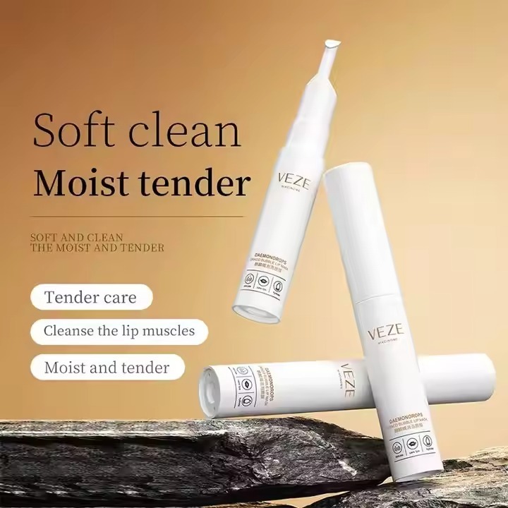 VEZE Krim Masker Pelembab Bibir Wanita Bubble Lip Mask