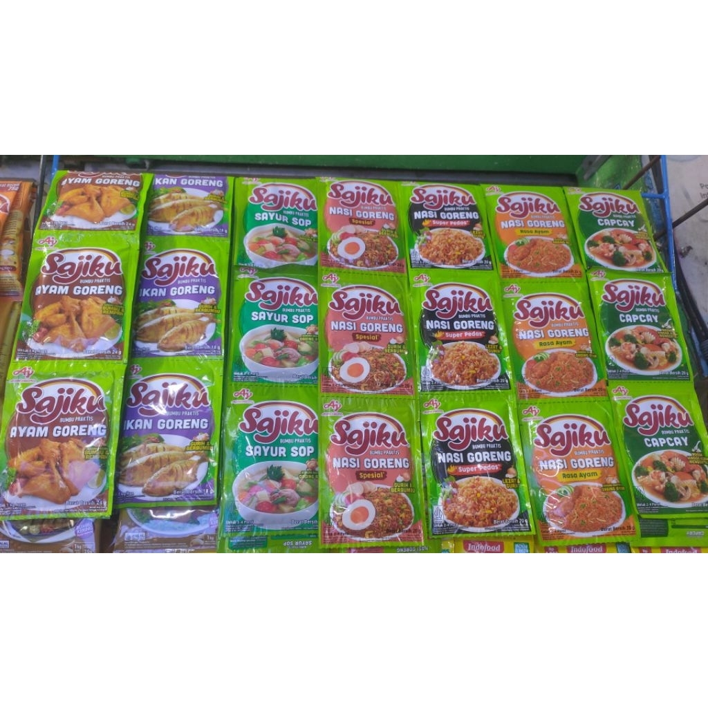 

sajiku bumbu ayam goreng ikan goreng sayur sop capcay nasi goreng ayam nasi goreng pedas nasi goreng special soto ayam