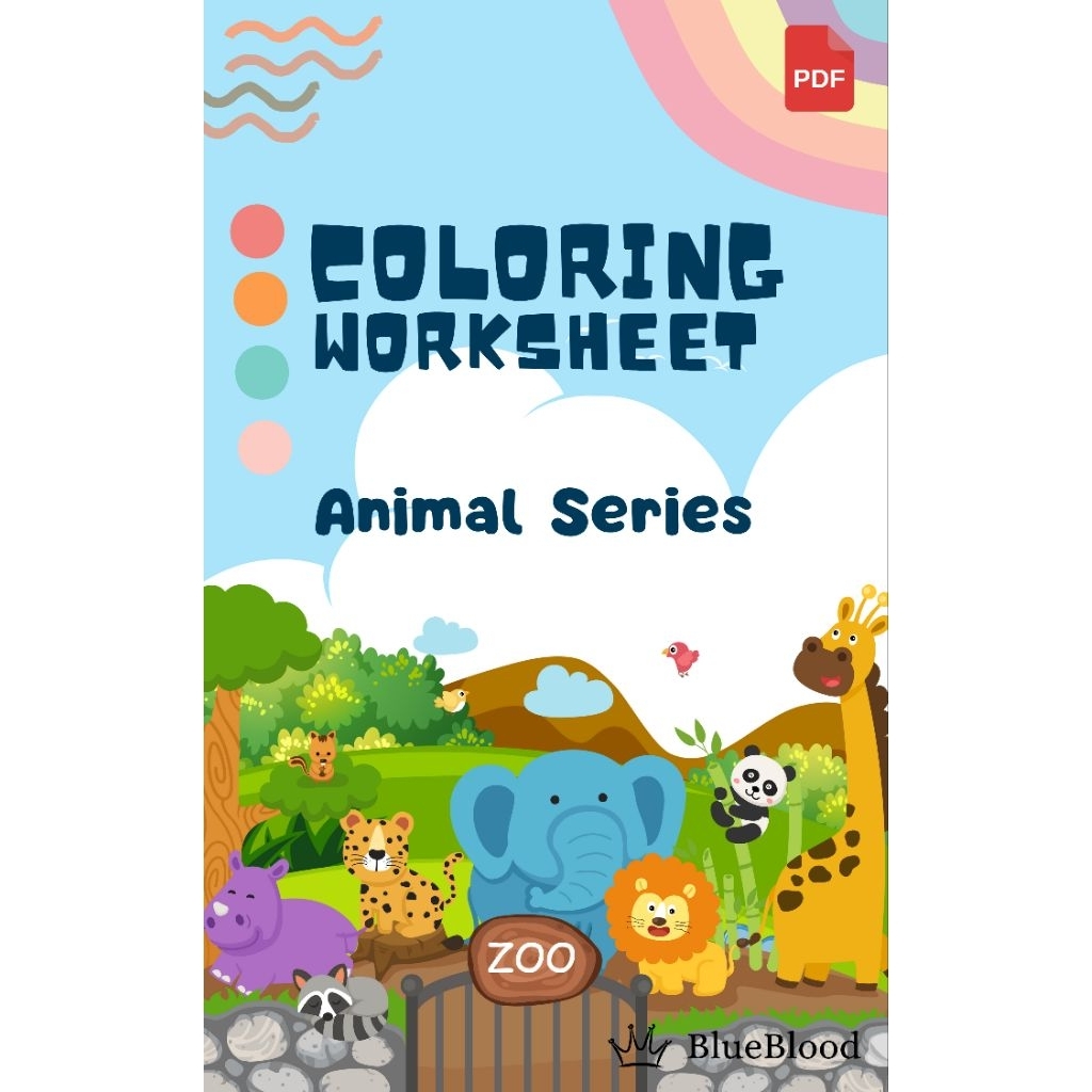 

Coloring Worksheet Animal Series || Lembar Kerja Mewarnai Seri Hewan
