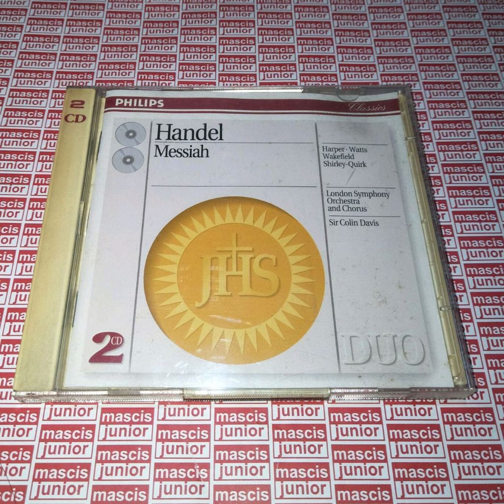 CD London Symphony Orchestra and Chorus . Handel Messiah Davis Harper Watts Wakefield Shirley-Quirk 