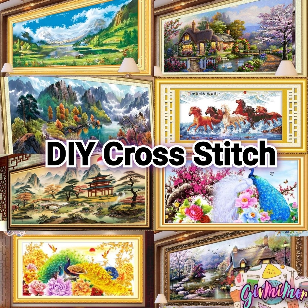 DIY Sulam Kristik Jumbo Set Lengkap