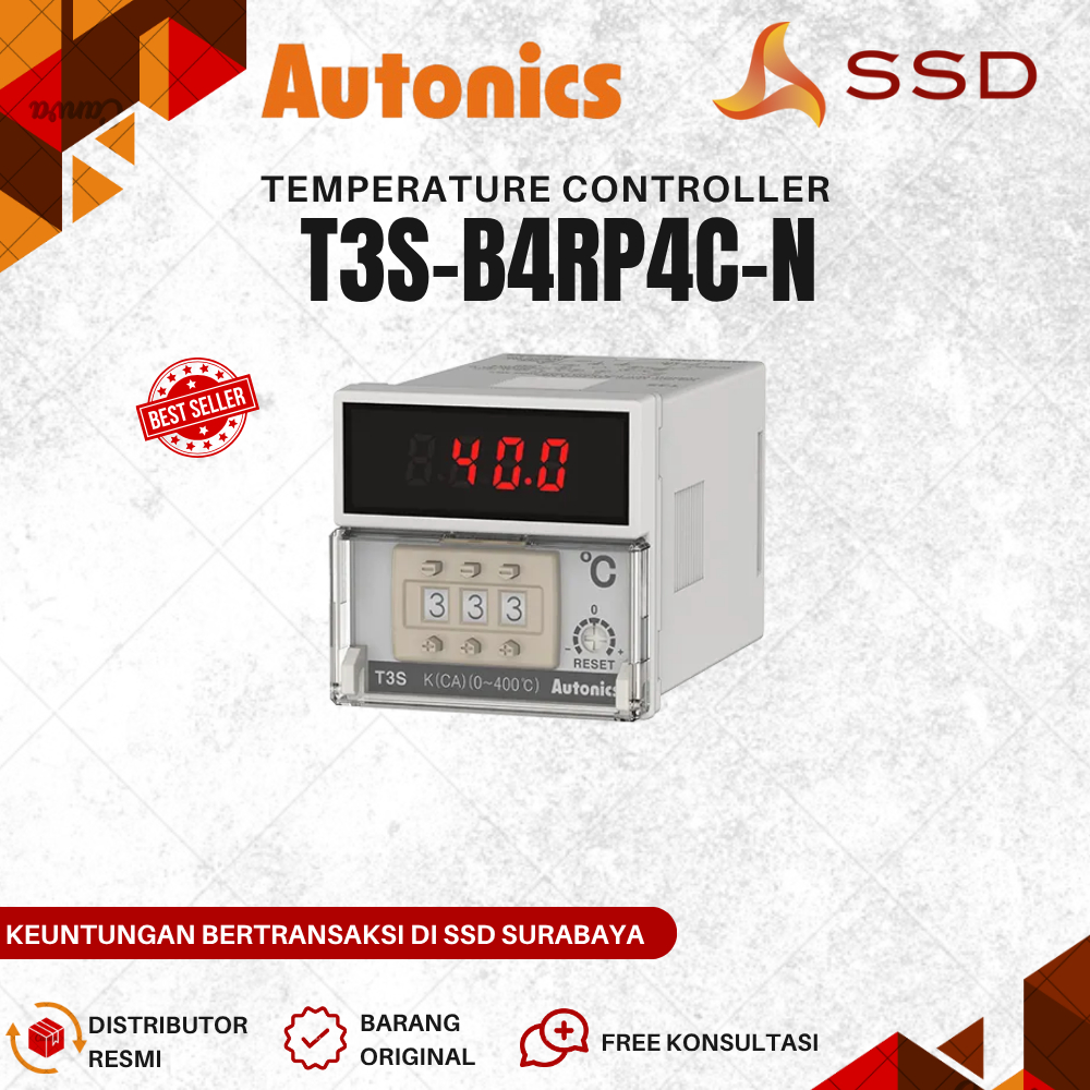 Temperature Contoller Autonics T3S-B4RP4C-N