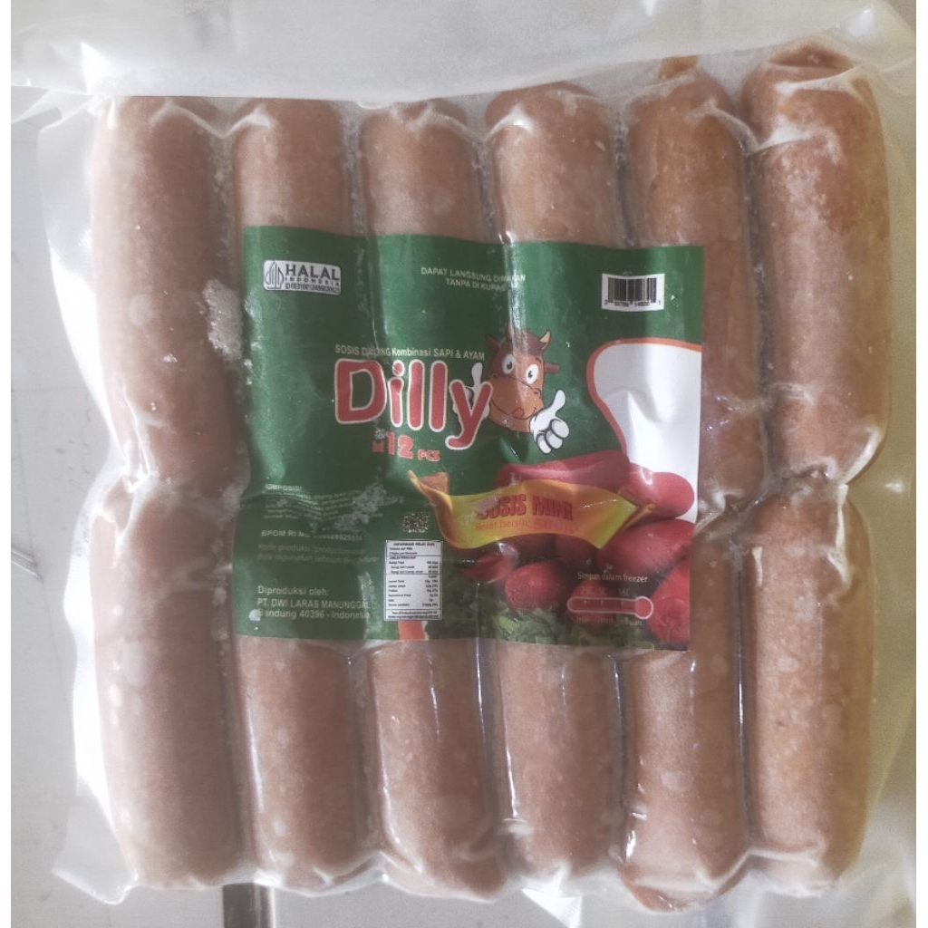

Dilly Sosis Mini Isi 12 500Gr/ Sosis Sapi dan Ayam Mini Isi 12 500Gr