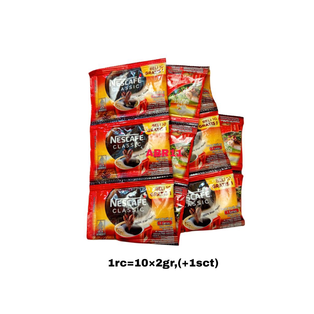 

Nescafe Classic 10×2gr