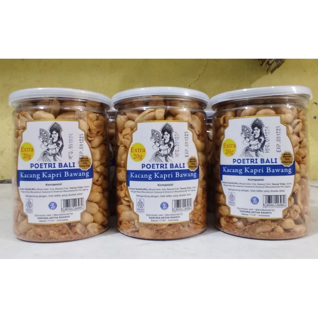 

Kacang Bawang Kapri Poetri Bali 320gram
