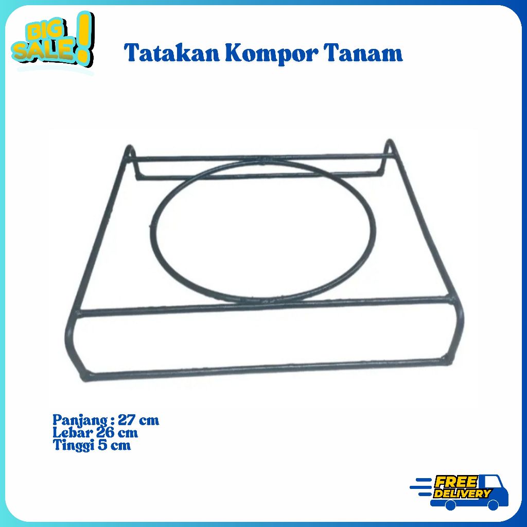 Jagrak Kompor Tanam Tangkringan Oven Bahan Besi