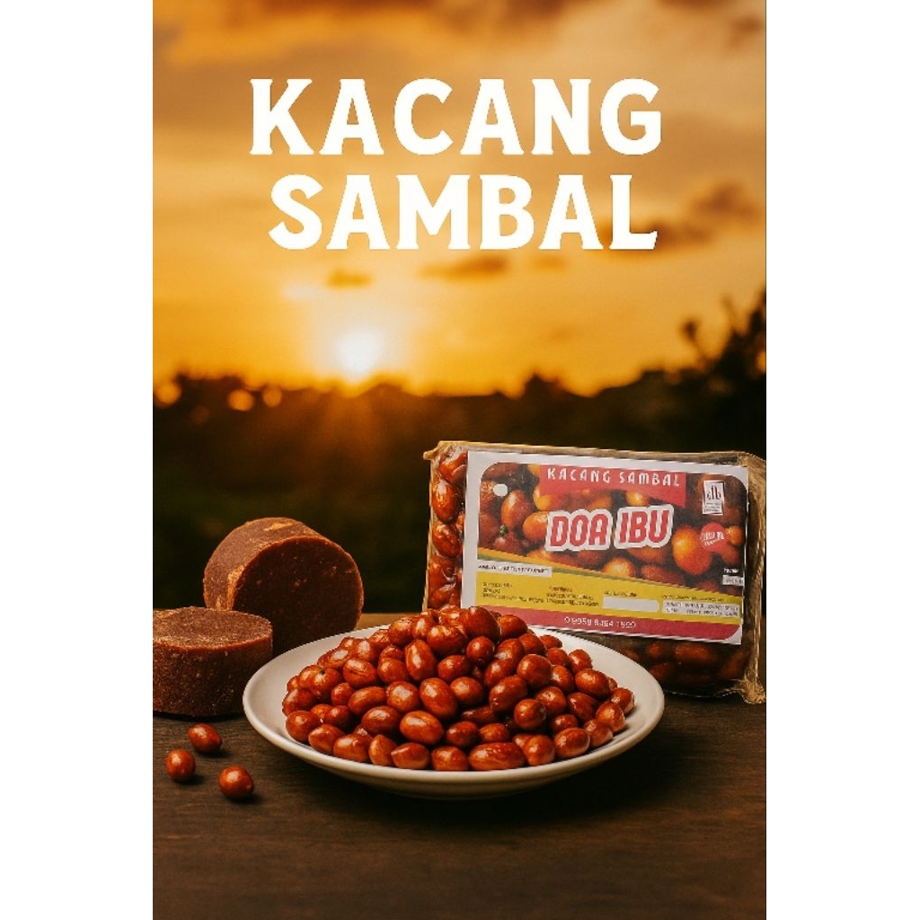 

kacang sambal / kacang sambal do'a ibu isi 10 bungkus kecil