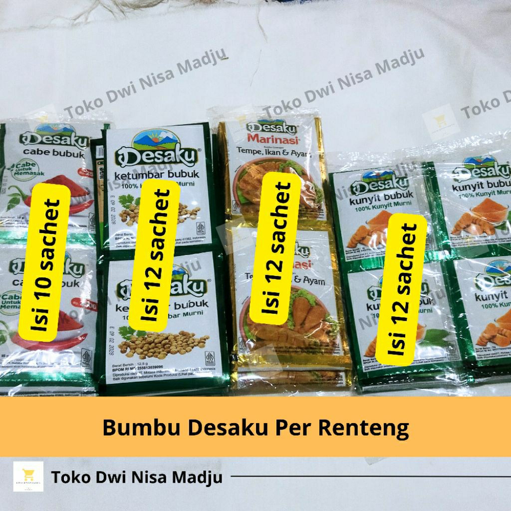 

Bumbu Desaku Rentengan | Ketumbar Desaku Rentengan | Kunyit Desaku Rentengan | Cabe Bubuk Desaku Rentengan | Bumbu Marinasi Desaku Rentengan