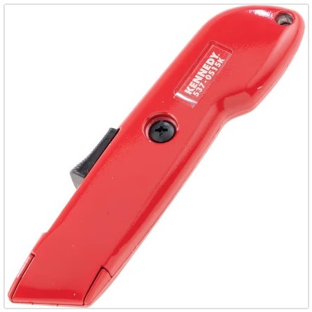 

KENNEDY Auto Return Trimming Knife – Pisau Cutter Safety Heavy Duty KEN5370515K