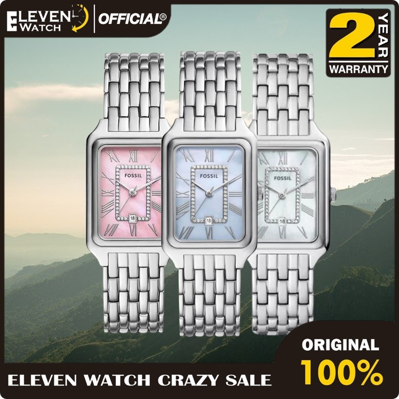 [Promo] Jam Tangan Wanita FS ES5306 , ES5401 , ES5402 Raquel Stainless Steel Strap Garansi 2 Tahun [