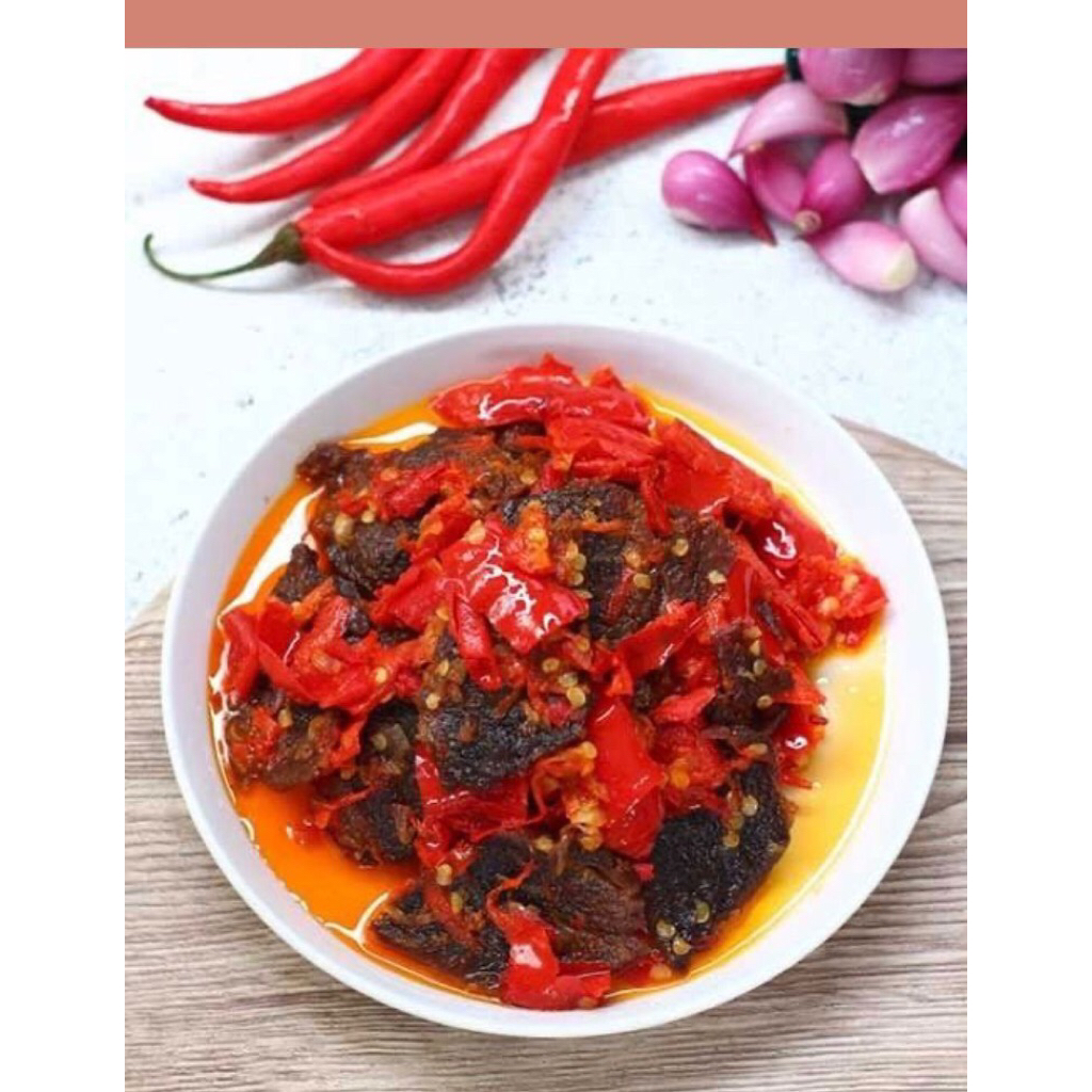 

Dendeng Balado Sambel Ulek 500 gram