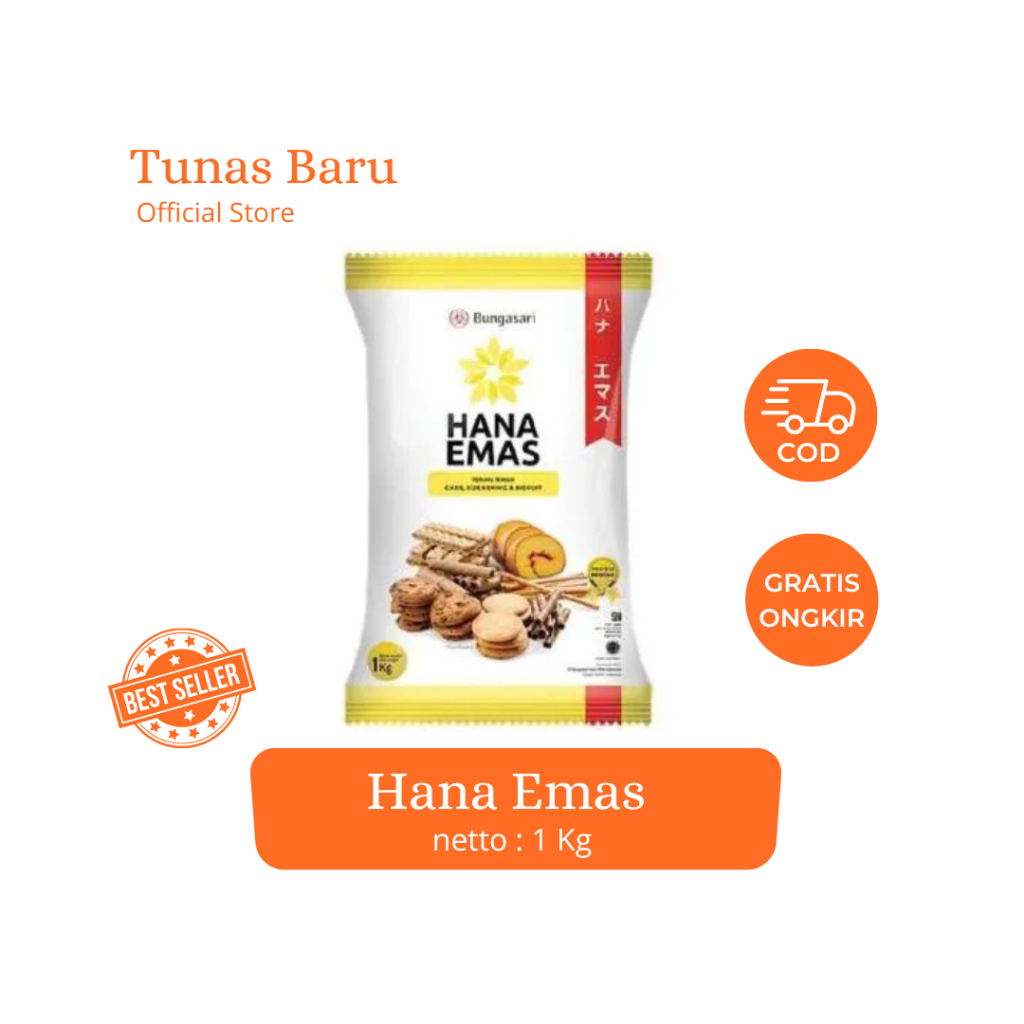 

Bungasari Hana Mas Tepung Terigu (1Kg)