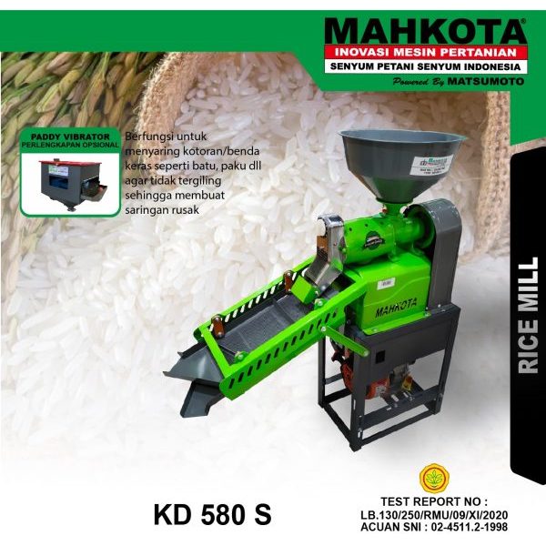 Mesin Giling Padi KD-580S Mahkota