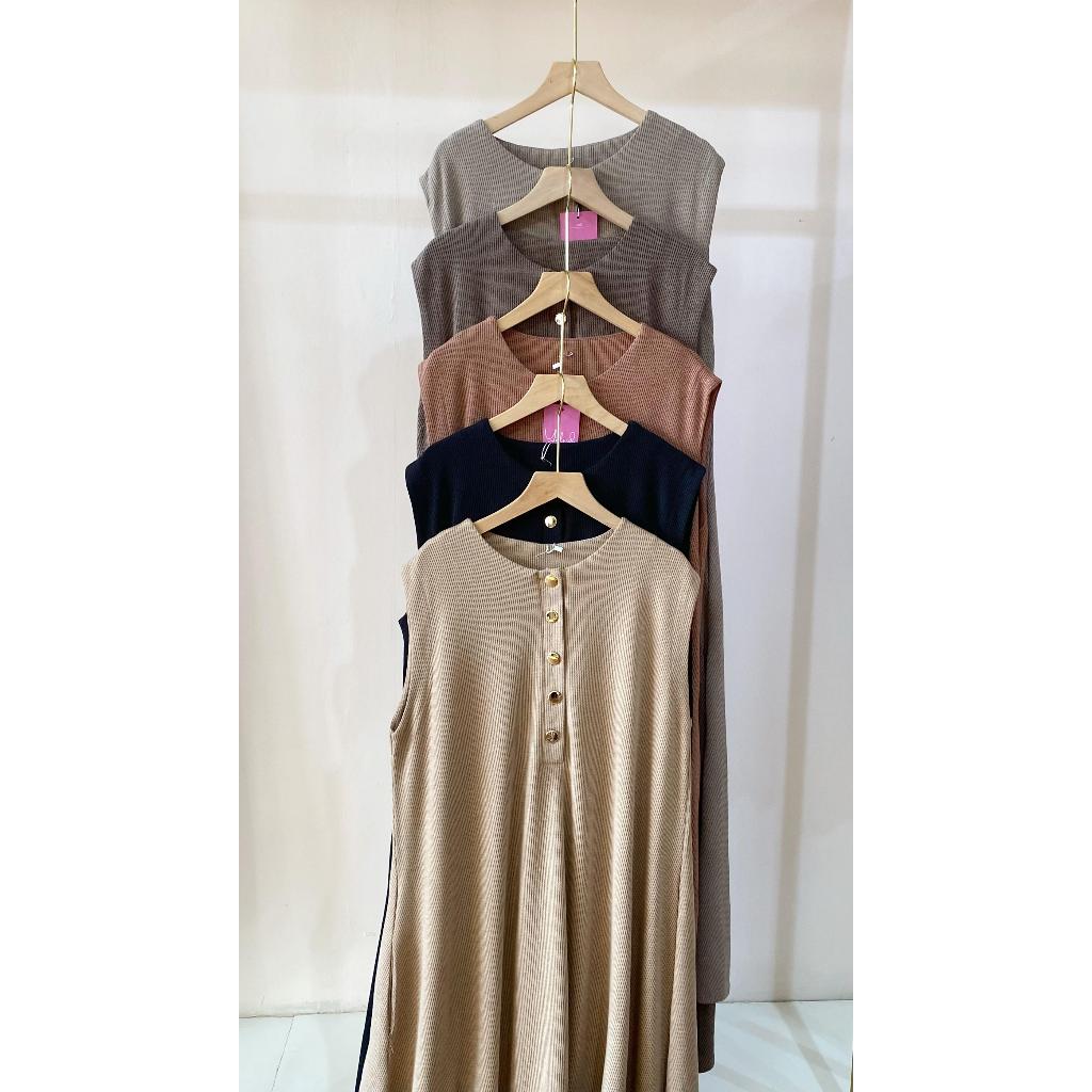 Dress Inner Knit Rajut Premium Busui