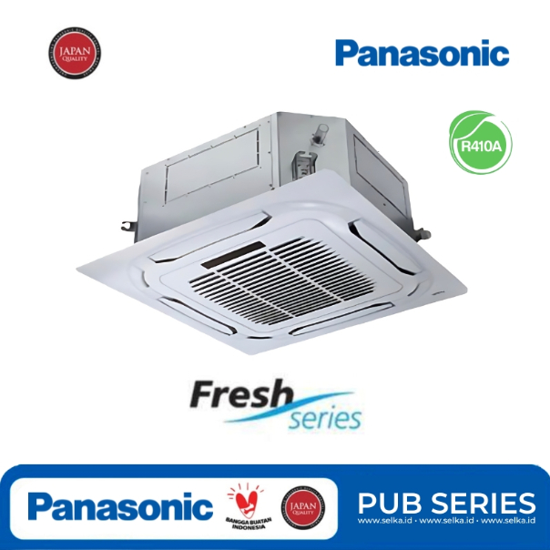 Panasonic AC Cassette S|U-60PUB1H8 4 Arah Aliran Udara Komersial