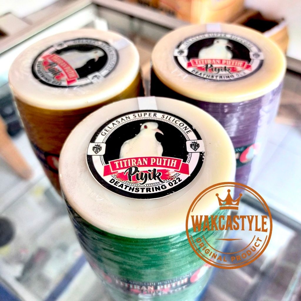 Gelasan Layangan Matot Titiran Putih Piyik Klos 6000 Yard Dead String Original Layangan Aduan