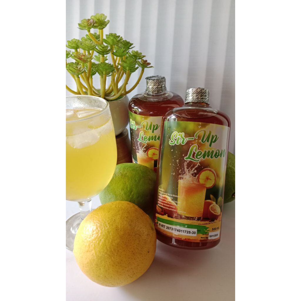 

Sirup Lemon murni asli 100% fresh dari kebun