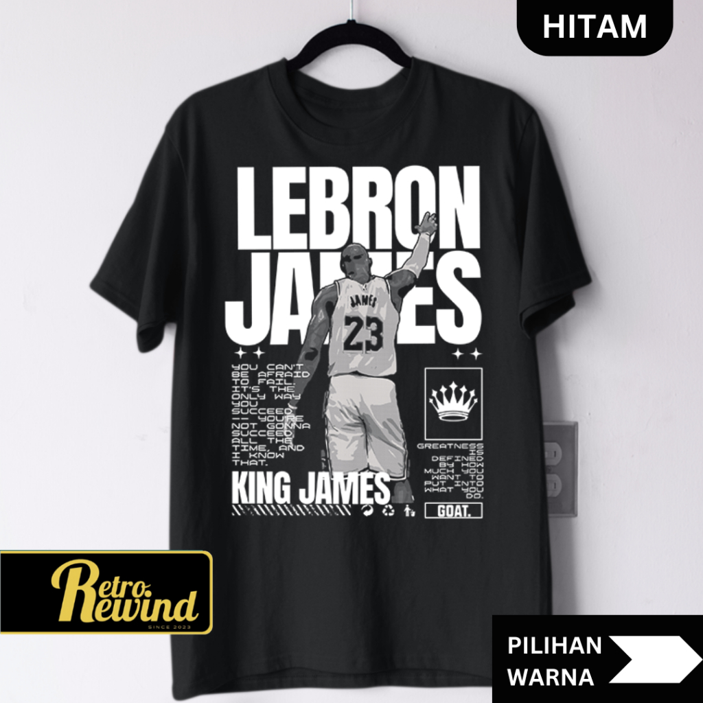 Kaos Basket James Lebron 3 Kaos Dewasa Size S - 7XL BigSize Jumbo dan Kaos Anak Size XS - XL ( umur 