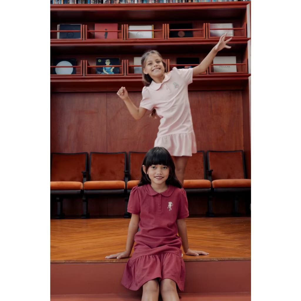 BOHOPANNA - POLO DRESS - Dress Anak Perempuan - Dress Polo