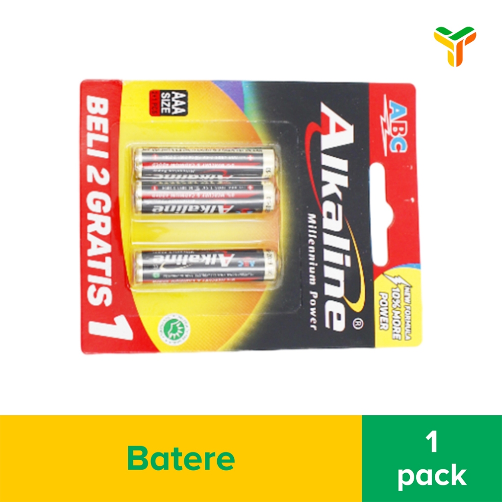Baterai Abc Alk Alkaline Milp Lr 3Aaa 2S