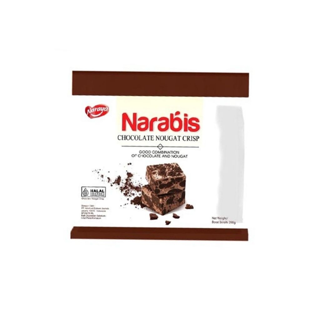 

Naraya Narabis Chocolate Nougat 200gr Oleh Oleh Umroh Haji