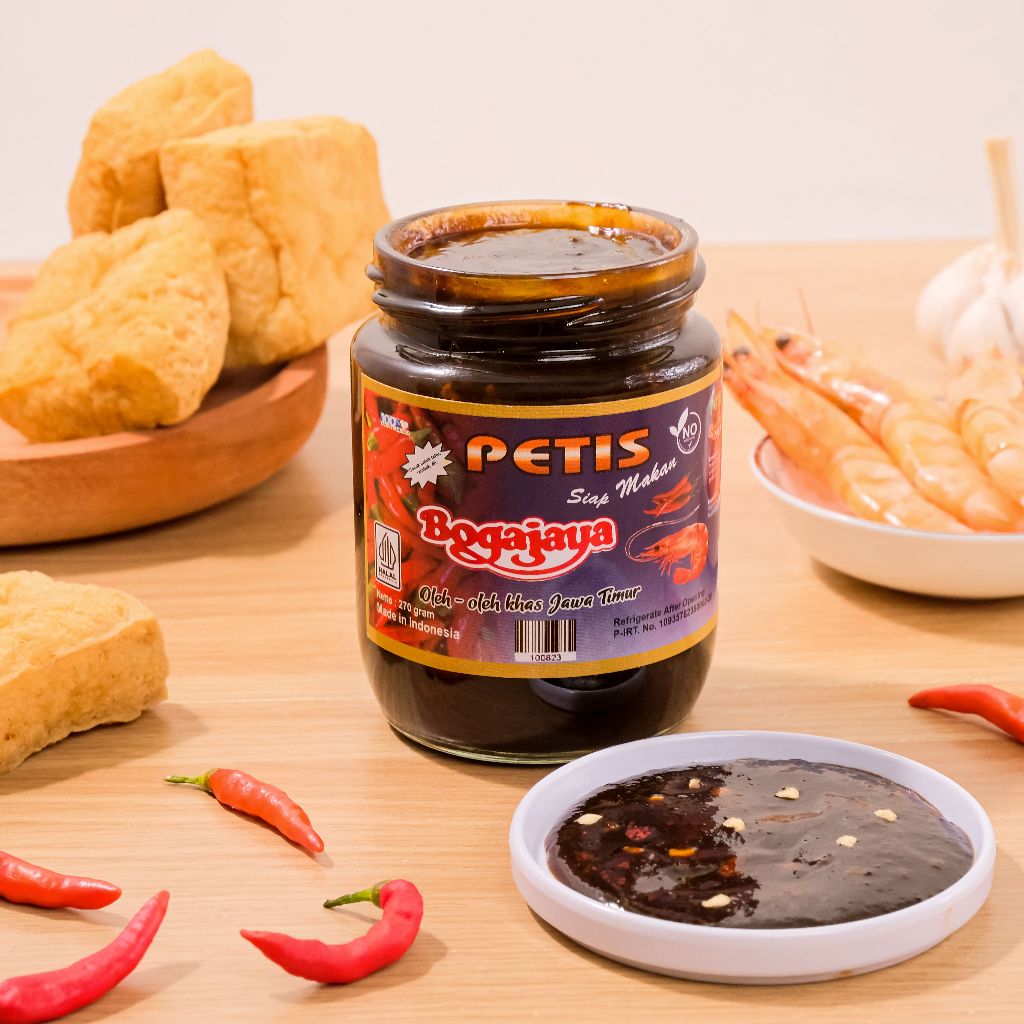 

BOGAJAYA Sambal Petis Udang Asli 250gr Siap Makan Oleh Oleh Surabaya
