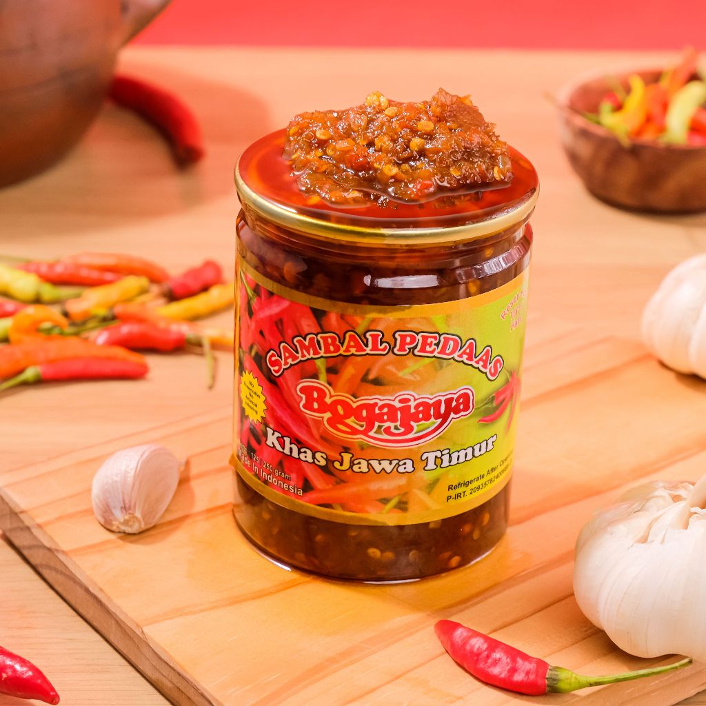 

BOGAJAYA Sambal Pedas Nampol 250Gr Siap Makan Oleh Oleh Surabaya