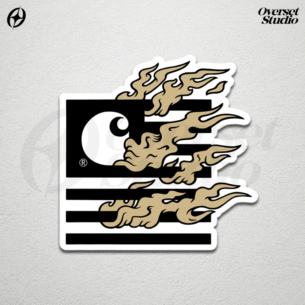 

(GRATIS ONGKIR & COD) Sticker Carhartt / Stiker Carhartt State Flag Flame / Sticker Brand Logo Carhartt Hypebeast / Sticker Vinyl Glossy / Sticker Aesthetic / Stiker Band / Stiker Brand Lokal / Stiker Satuan / Sticker Custom / Stiker Helm / Stiker Tumbler