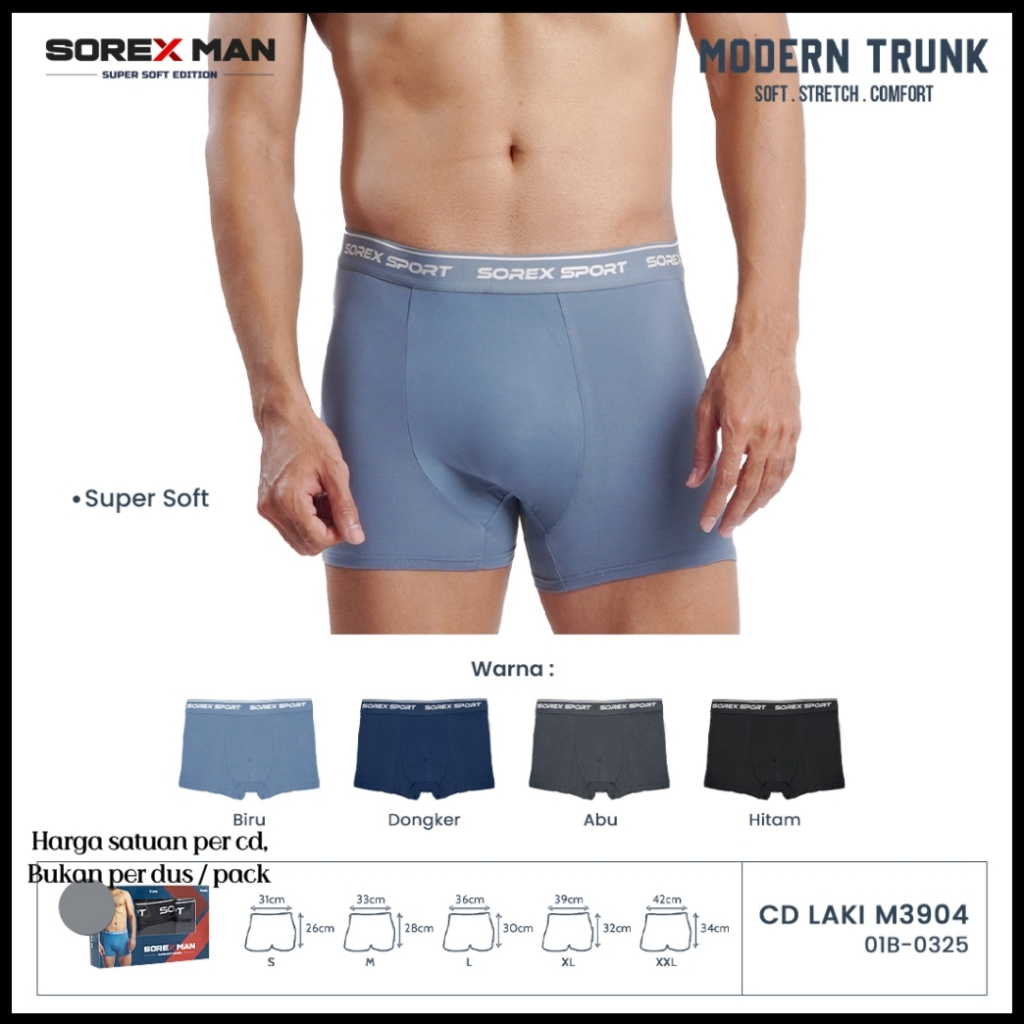 SOREX Man CD 3904 Sport - Celana Dalam Boxer Pria