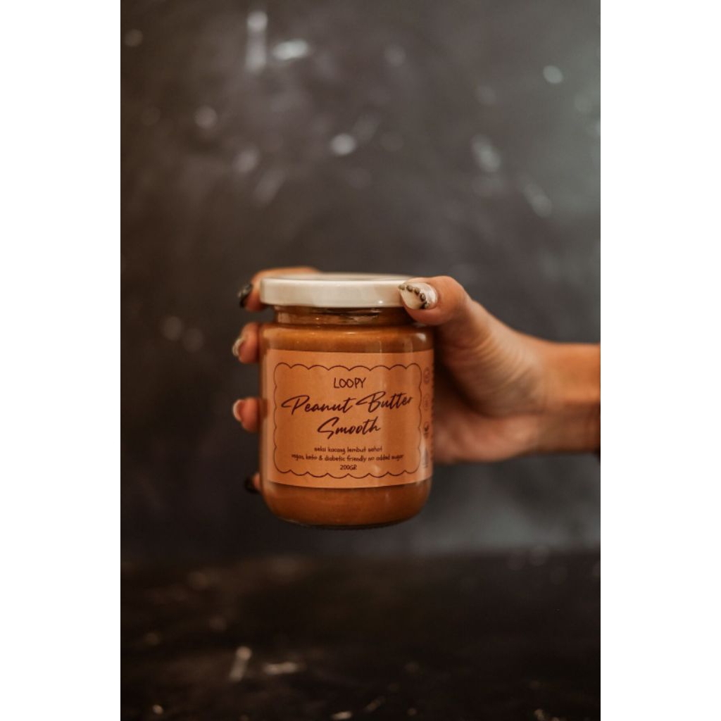 

penut butter smooth / selai kacang lembut sehat ( vegan, keto & diabetic friendly no added sugar) 200gr