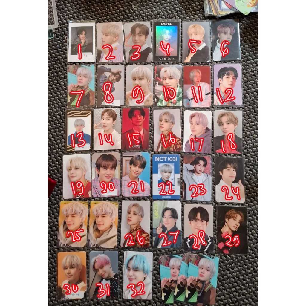 photocard jungwoo murah nct 127 jewel sticky sticker loveholic japan ar resonance seoul teropong pol