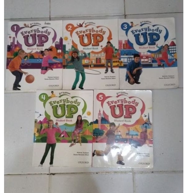 original buku everybody up student book 1 2 3 4 5 2nd edition