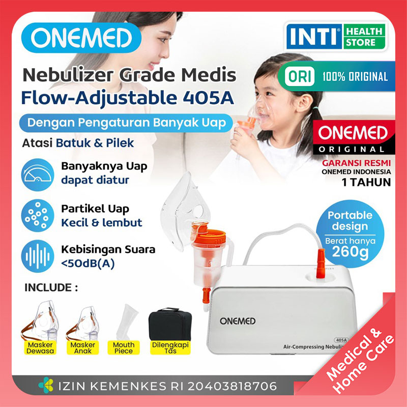 Onemed Nebulizer Onemed 405A Compressor Nebulizer Alat Uap