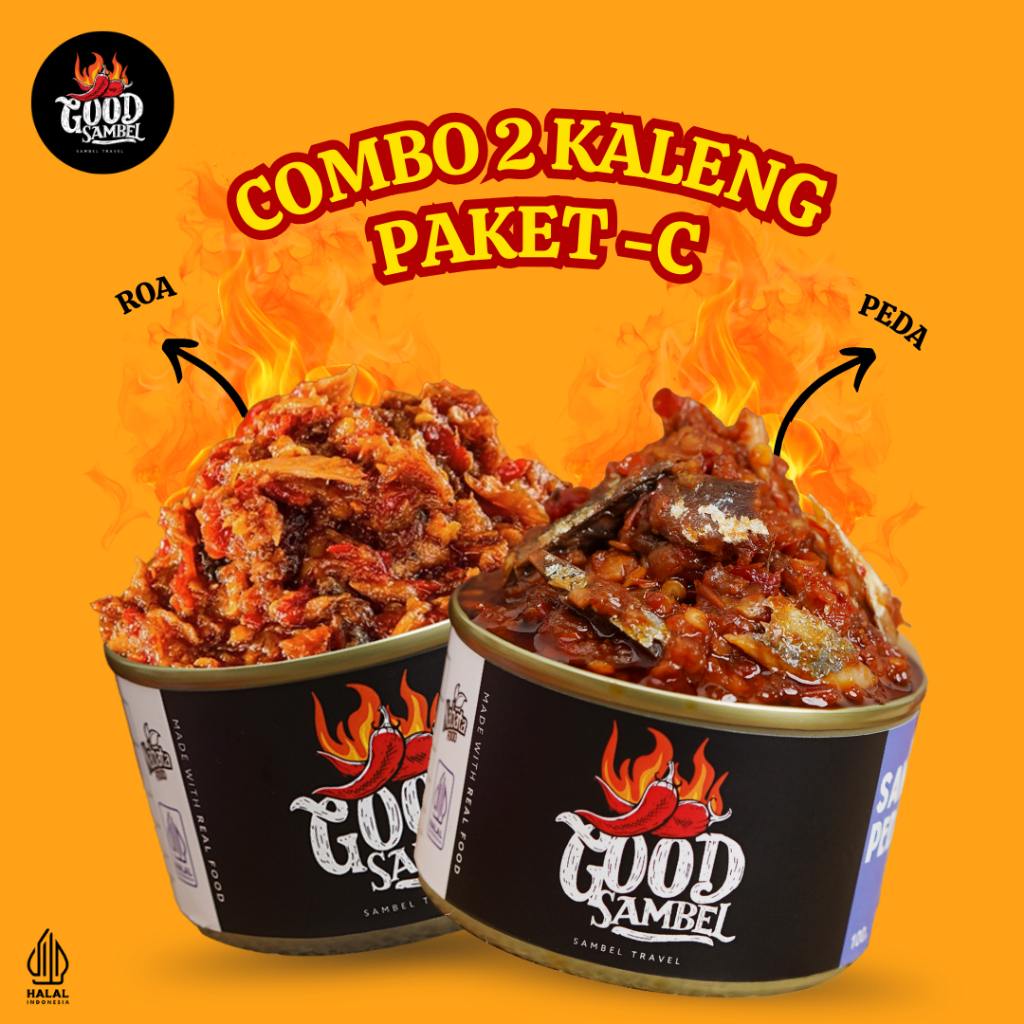 

Paket Duo Nikmat Sambel Peda & Sambel Roa,Sambel Ikan Peda Sambel Ikan Roa (produk tester)