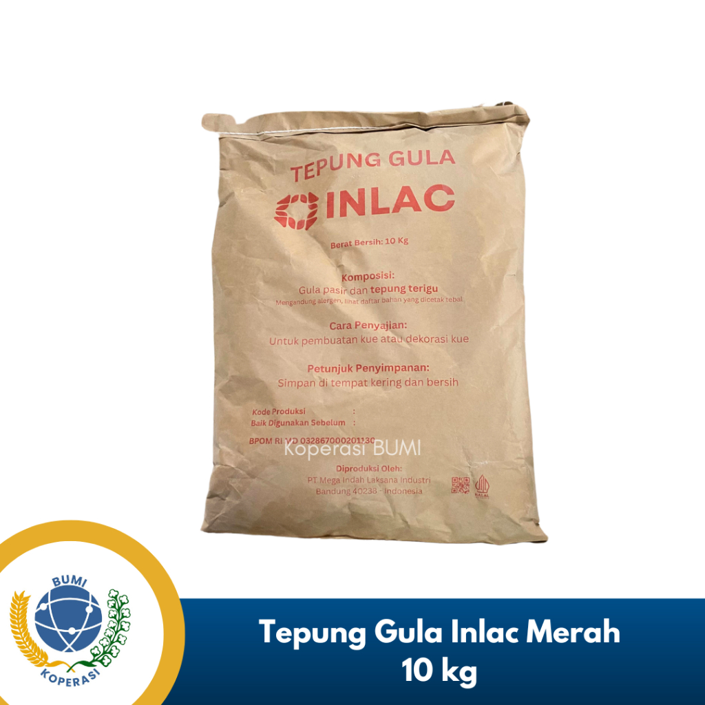

Tepung Gula Inlac Merah 10 Kg